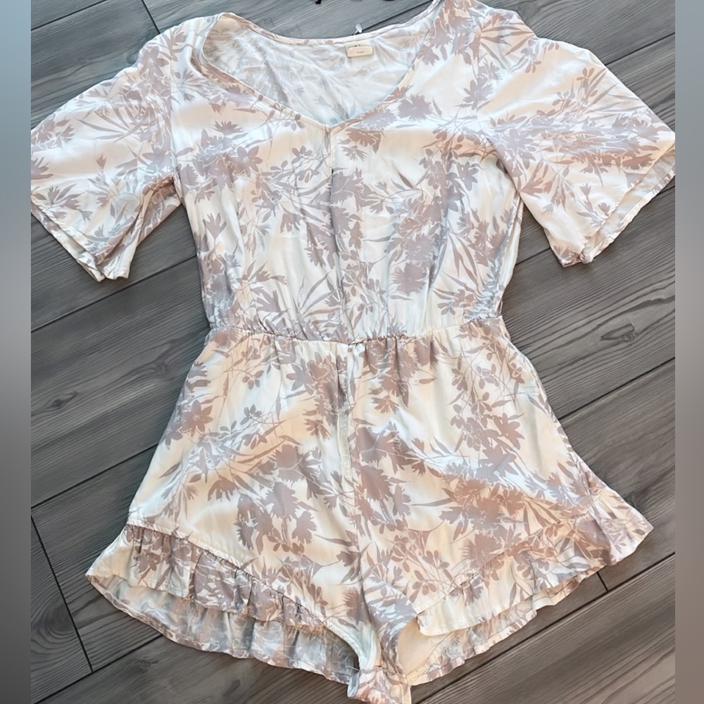 Printed romper